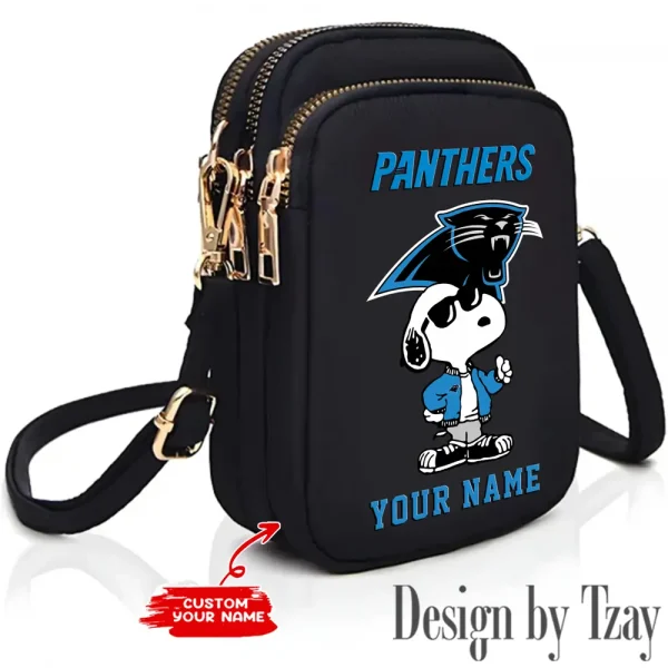 Carolina Panthers New Style 2025 Ladies Crossbody Bag With Adjustable Strap S9CBB464