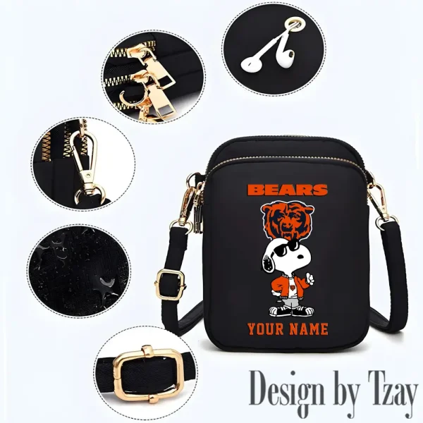 Chicago Bears New Style 2025 Ladies Crossbody Bag With Adjustable Strap S9CBB465 - Image 3