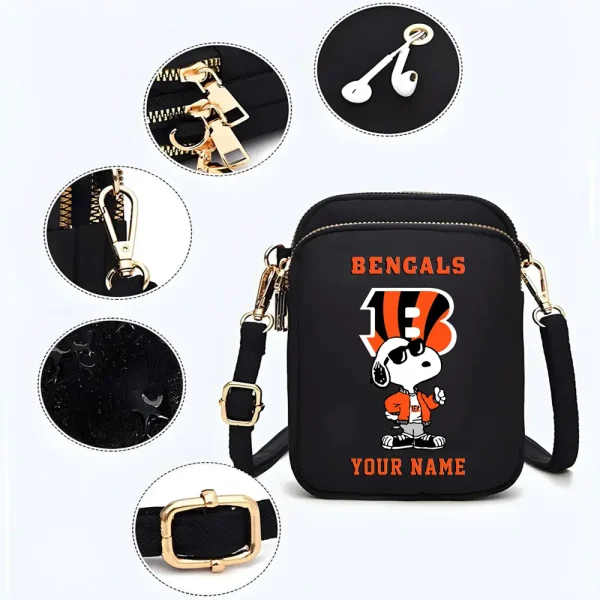 Cincinnati Bengals New Style 2025 Ladies Crossbody Bag With Adjustable Strap S9CBB466 - Image 3