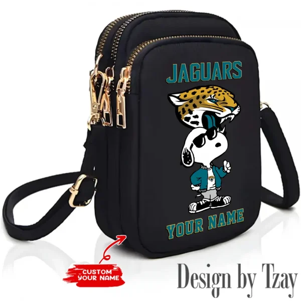 Jacksonville Jaguars New Style 2025 Ladies Crossbody Bag With Adjustable Strap S9CBB474
