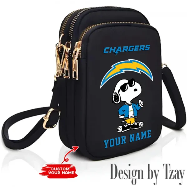 Los Angeles Chargers New Style 2025 Ladies Crossbody Bag With Adjustable Strap S9CBB477
