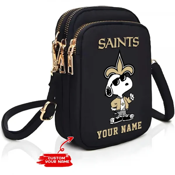 New Orleans Saints New Style 2025 Ladies Crossbody Bag With Adjustable Strap S9CBB482