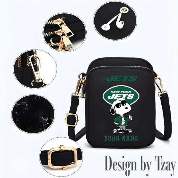 New York Jets New Style 2025 Ladies Crossbody Bag With Adjustable Strap S9CBB484 - Image 2