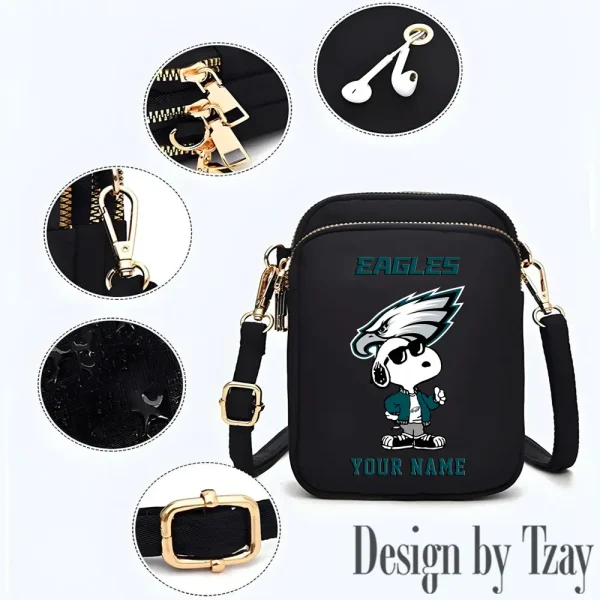 Philadelphia Eagles New Style 2025 Ladies Crossbody Bag With Adjustable Strap S9CBB485 - Image 2