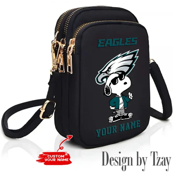 Philadelphia Eagles New Style 2025 Ladies Crossbody Bag With Adjustable Strap S9CBB485