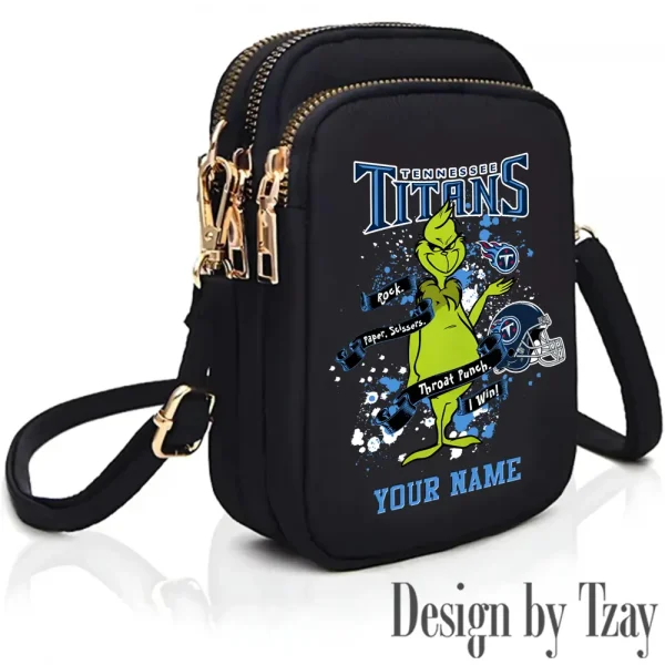 Tennessee Titans Cute Shoulder Bag With Colorful Canvas Zipper Printed S9CBB490