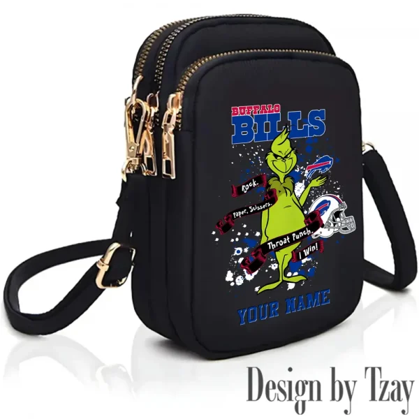 Buffalo Bills Cute Shoulder Bag With Colorful Canvas Zipper Printed S9CBB496