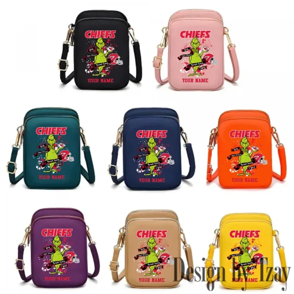 Kansas City Chiefs Cute Shoulder Bag With Colorful Canvas Zipper Printed S9CBB508 - Image 3