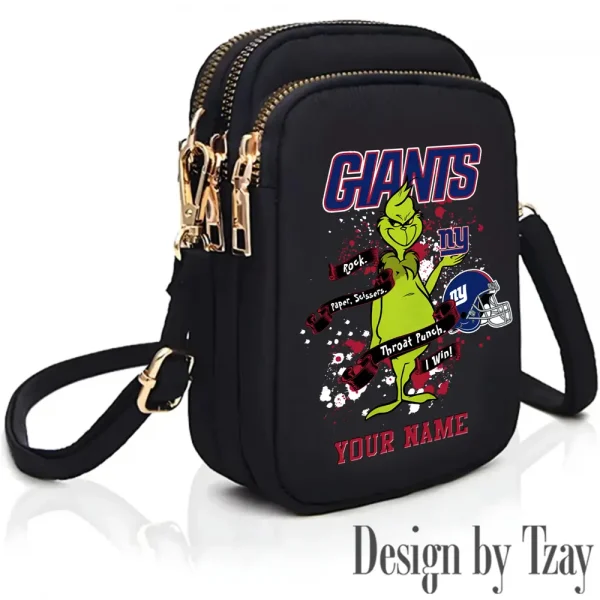 New York Giants Cute Shoulder Bag With Colorful Canvas Zipper Printed S9CBB516