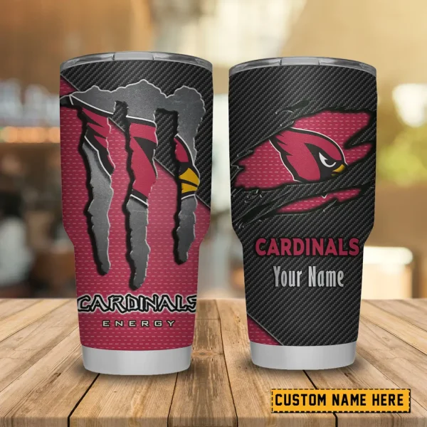 Arizona Cardinals NFL Tumbler Travel Mug Gift For Fans 2025 BGTUM820 - Image 2