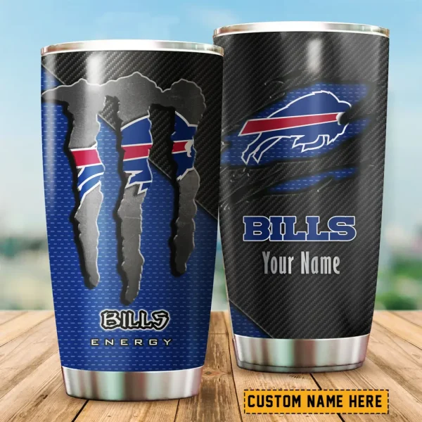 Buffalo Bills NFL Tumbler Travel Mug Gift For Fans 2025 BGTUM823 - Image 2