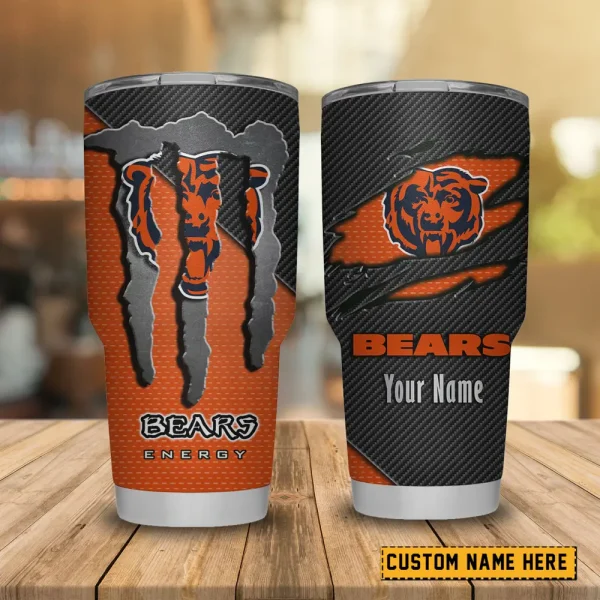 Chicago Bears NFL Tumbler Travel Mug Gift For Fans 2025 BGTUM825