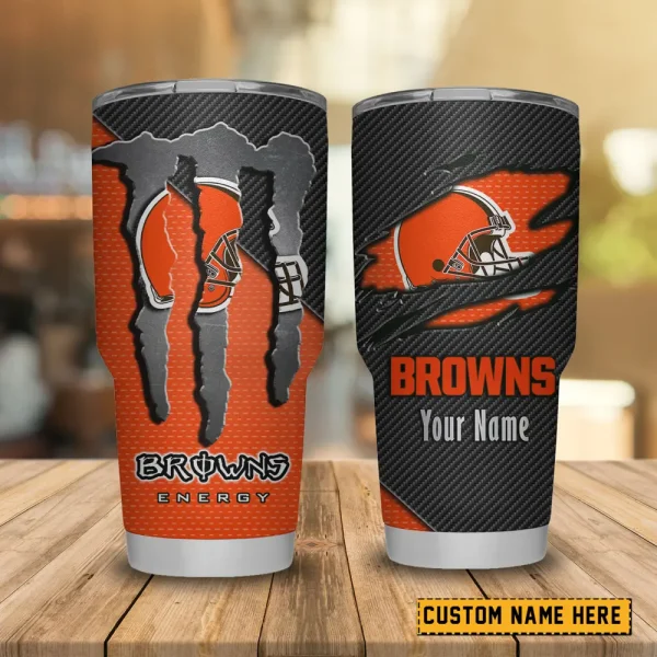 Cleveland Browns NFL Tumbler Travel Mug Gift For Fans 2025 BGTUM827