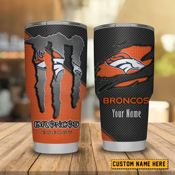 Denver Broncos NFL Tumbler Travel Mug Gift For Fans 2025 BGTUM829