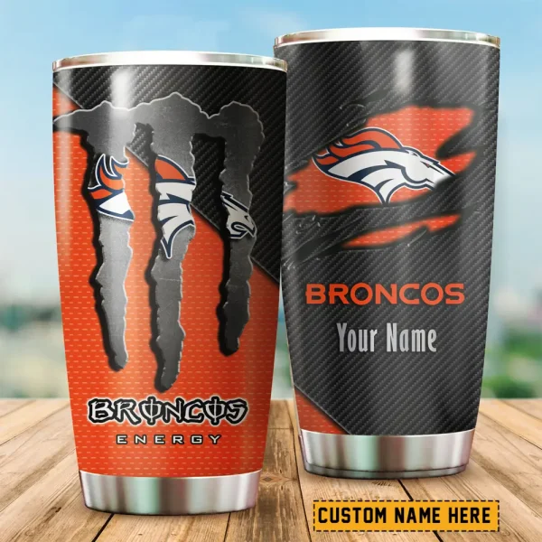 Denver Broncos NFL Tumbler Travel Mug Gift For Fans 2025 BGTUM829 - Image 2