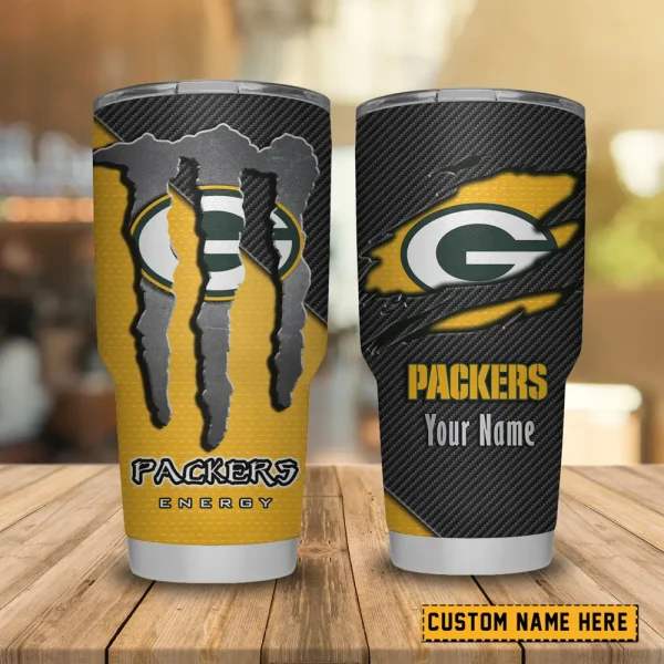 Green Bay Packers NFL Tumbler Travel Mug Gift For Fans 2025 BGTUM831