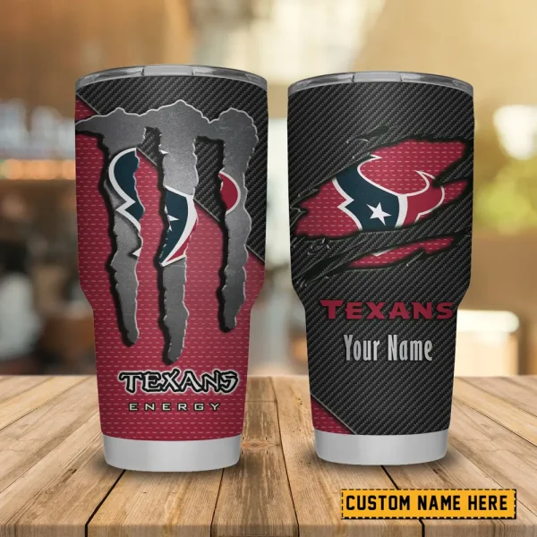 Houston Texans NFL Tumbler Travel Mug Gift For Fans 2025 BGTUM832