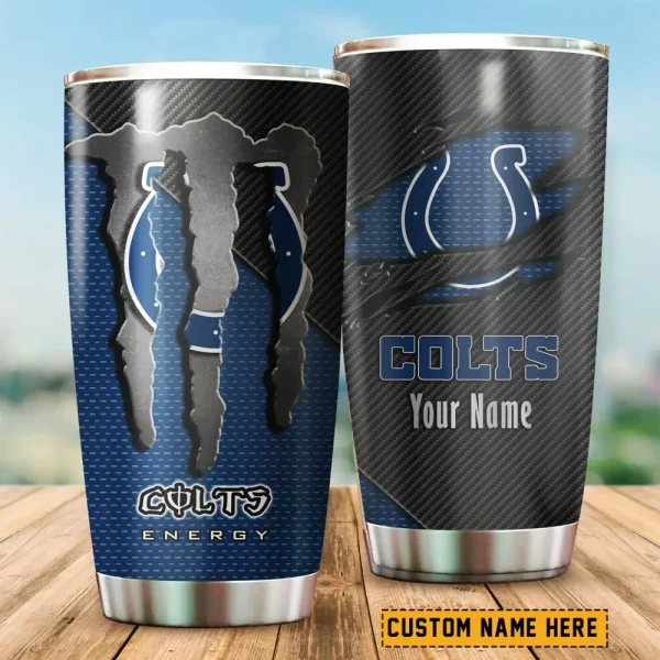 Indianapolis Colts NFL Tumbler Travel Mug Gift For Fans 2025 BGTUM833 - Image 2