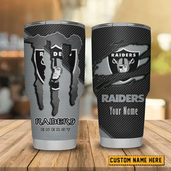 Las Vegas Raiders NFL Tumbler Travel Mug Gift For Fans 2025 BGTUM836