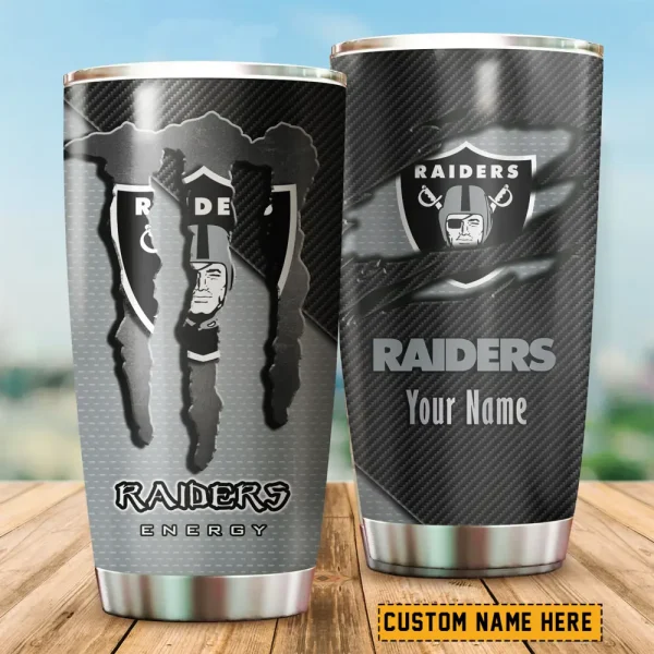 Las Vegas Raiders NFL Tumbler Travel Mug Gift For Fans 2025 BGTUM836 - Image 2