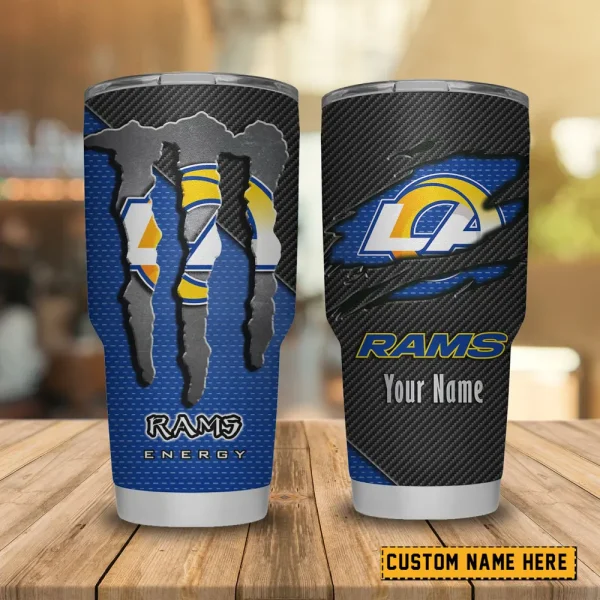 Los Angeles Rams NFL Tumbler Travel Mug Gift For Fans 2025 BGTUM838