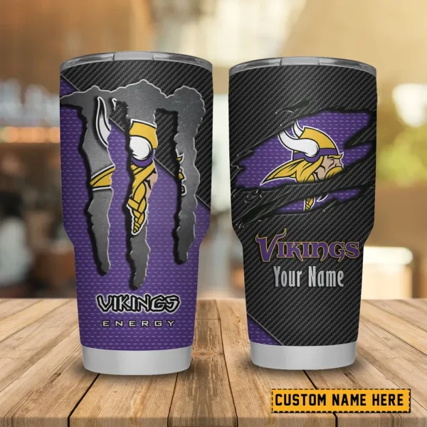 Minnesota Vikings NFL Tumbler Travel Mug Gift For Fans 2025 BGTUM840