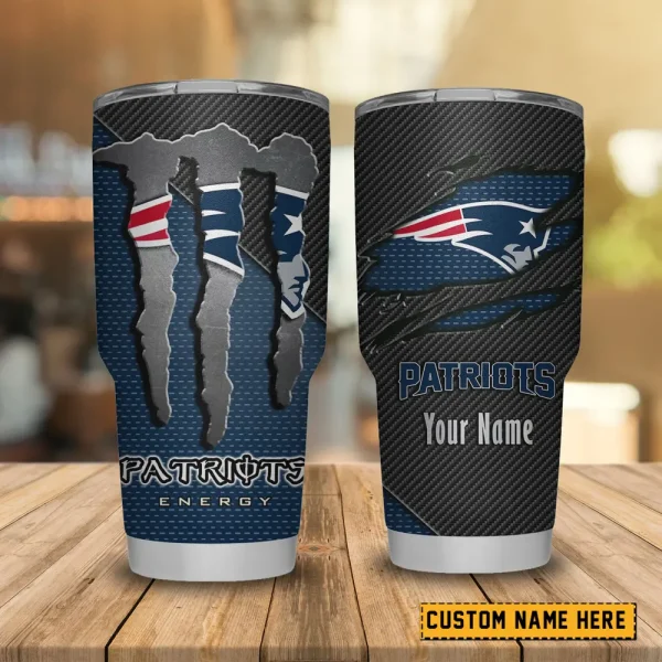 New England Patriots NFL Tumbler Travel Mug Gift For Fans 2025 BGTUM841