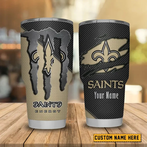 New Orleans Saints NFL Tumbler Travel Mug Gift For Fans 2025 BGTUM842