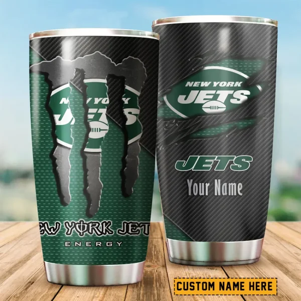 New York Jets NFL Tumbler Travel Mug Gift For Fans 2025 BGTUM844 - Image 2
