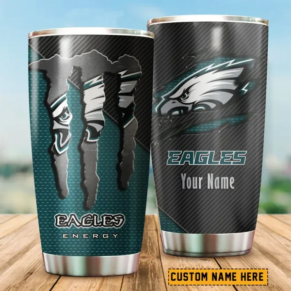 Philadelphia Eagles NFL Tumbler Travel Mug Gift For Fans 2025 BGTUM845 - Image 2