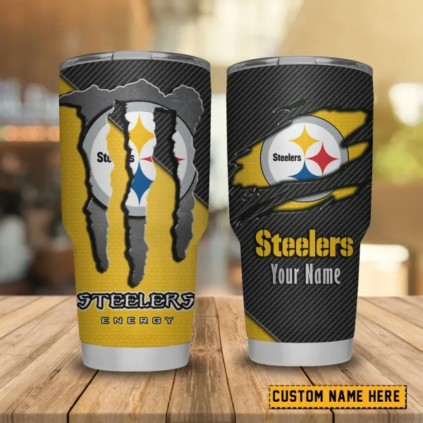 Pittsburgh Steelers NFL Tumbler Travel Mug Gift For Fans 2025 BGTUM846