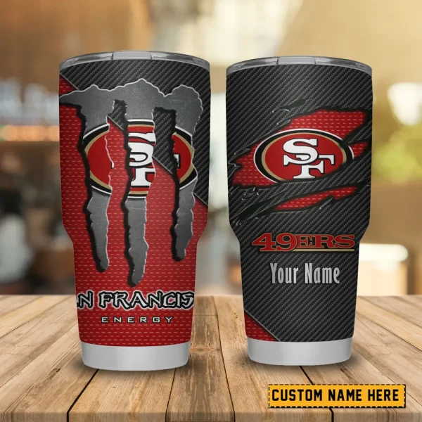 San Francisco 49ers NFL Tumbler Travel Mug Gift For Fans 2025 BGTUM847