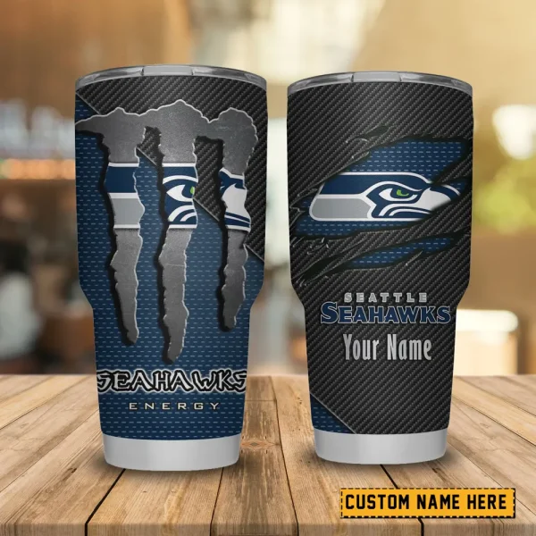 Seattle Seahawks NFL Tumbler Travel Mug Gift For Fans 2025 BGTUM848