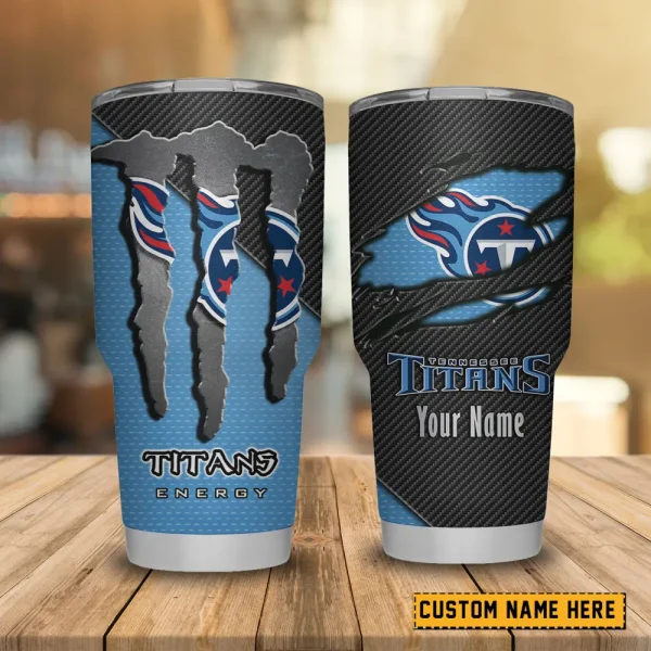 Tennessee Titans NFL Tumbler Travel Mug Gift For Fans 2025 BGTUM850