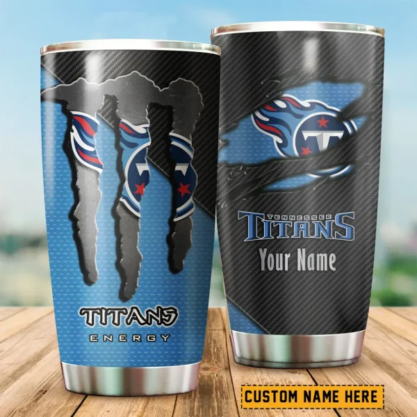Tennessee Titans NFL Tumbler Travel Mug Gift For Fans 2025 BGTUM850 - Image 2