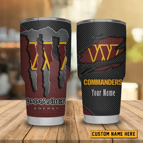 Washington Commanders NFL Tumbler Travel Mug Gift For Fans 2025 BGTUM851