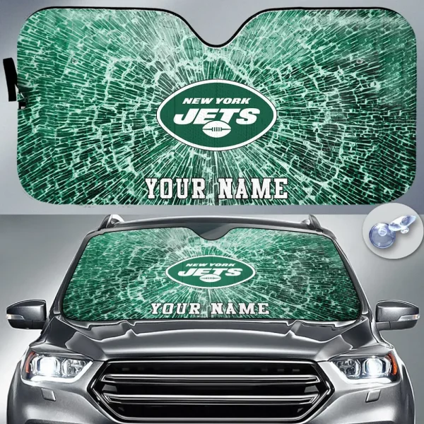 New York Jets Car Sun Shades SPTAUSS002