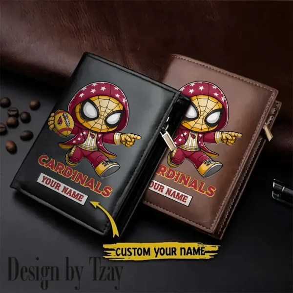 Arizona Cardinals Leather Wallets Vertical Style SPTLVW629