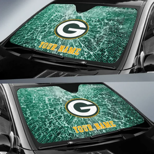Green Bay Packers Car Sun Shades SPTAUSS003 - Image 2