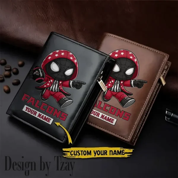 Atlanta Falcons Leather Wallets Vertical Style SPTLVW630