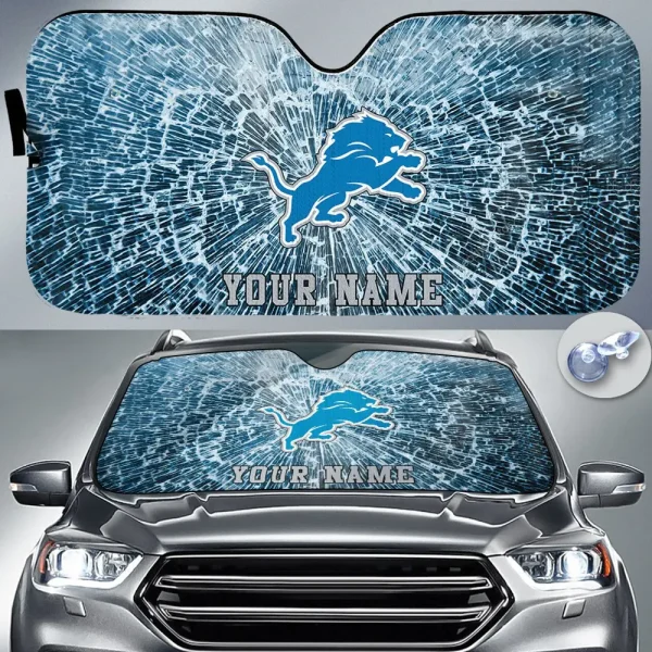 Detroit Lions Car Sun Shades SPTAUSS005