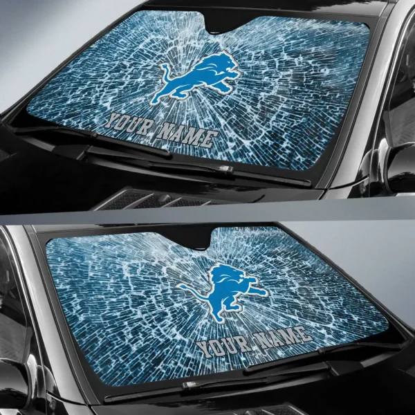 Detroit Lions Car Sun Shades SPTAUSS005 - Image 2