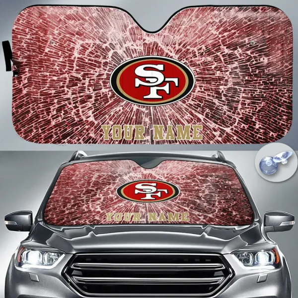 San Francisco 49ers Car Sun Shades SPTAUSS006