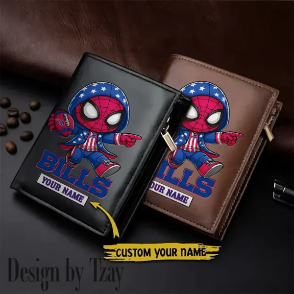 Buffalo Bills Leather Wallets Vertical Style SPTLVW632