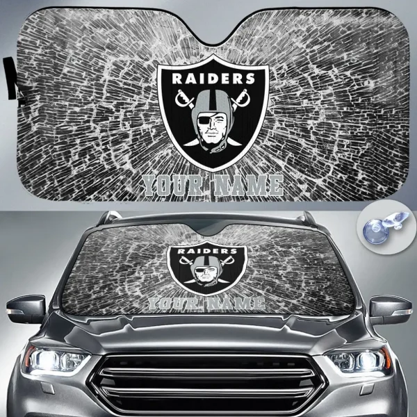 Las Vegas Raiders Car Sun Shades SPTAUSS008