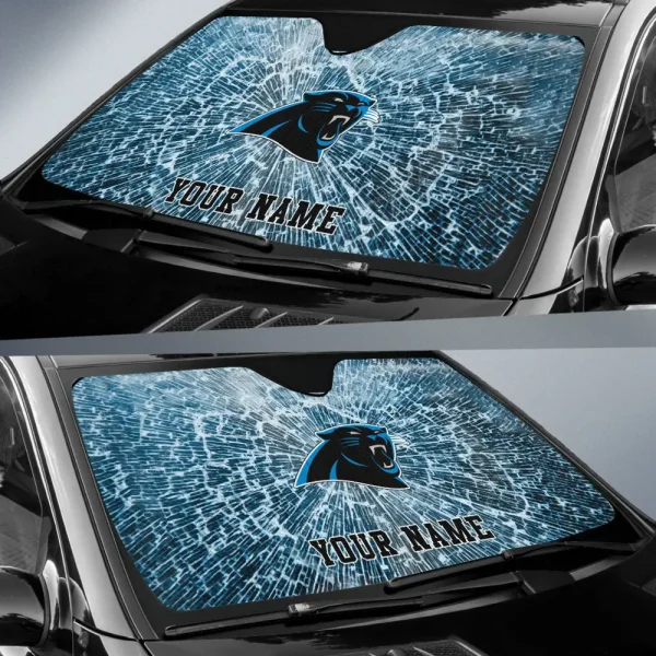 Carolina Panthers Car Sun Shades SPTAUSS012 - Image 2