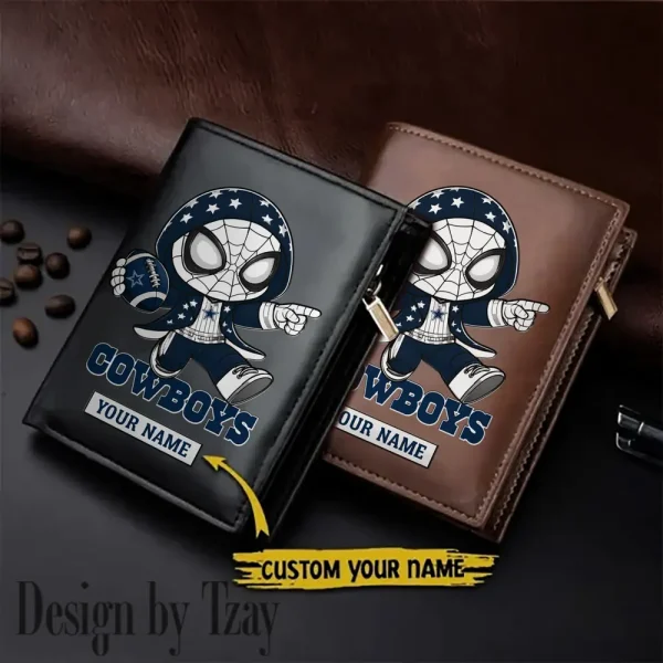 Dallas Cowboys Leather Wallets Vertical Style SPTLVW637