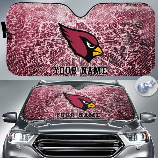 Arizona Cardinals Car Sun Shades SPTAUSS013