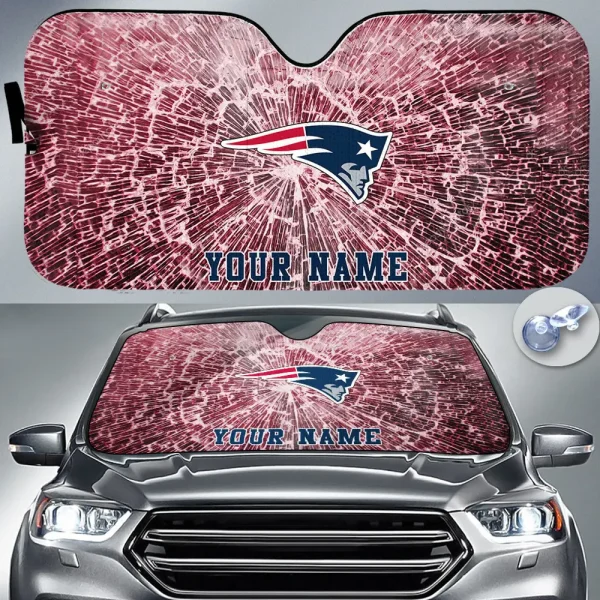 New England Patriots Car Sun Shades SPTAUSS015