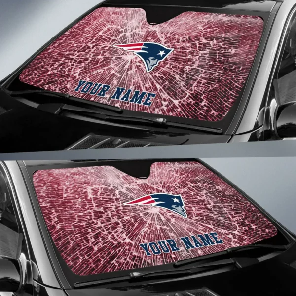 New England Patriots Car Sun Shades SPTAUSS015 - Image 3